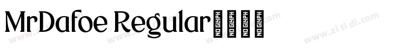 MrDafoe Regular字体转换